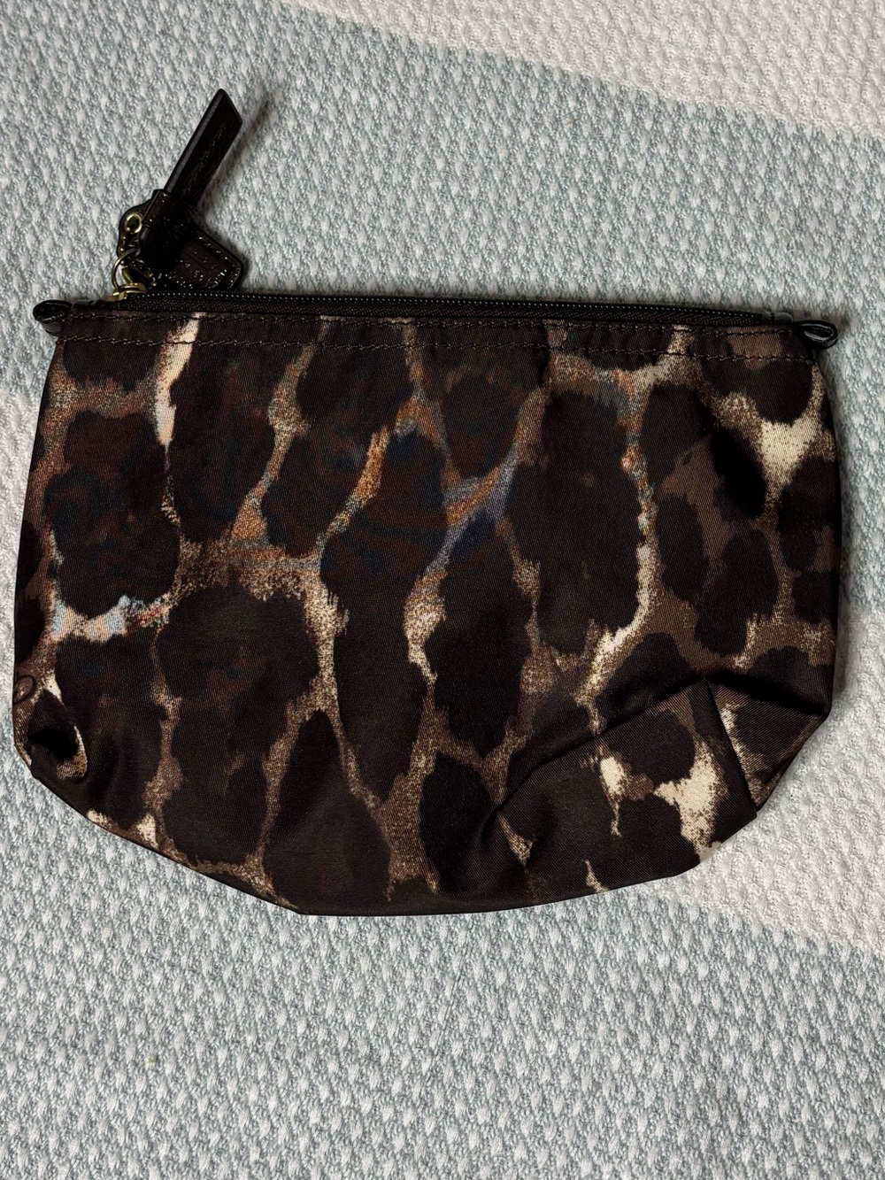Coach Leopard Print Small Zip Pouch - Picture 2 of 4
